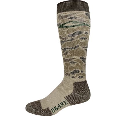 Heavyweight Merino Wool Camo Tall Boot Socks