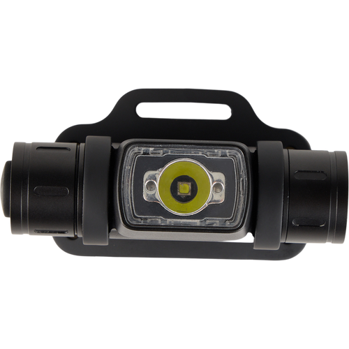 Lumen Headlamp EVO1000, featuring a rugged aluminum build and adjustable headband, designed for versatile lighting with rotating design and multiple dimming modes.