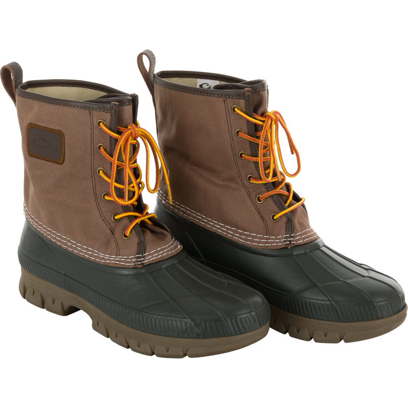 Throwback 80 Waxed Canvas Lace Up Duck Boot