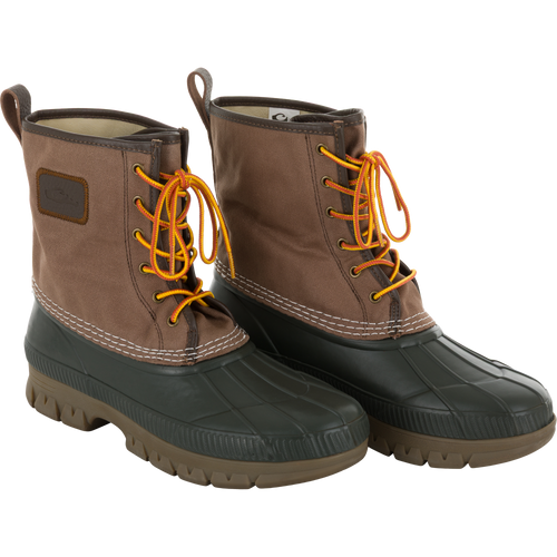 Throwback 80 Waxed Canvas Lace Up Duck Boot