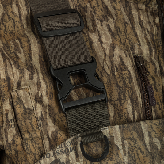 Uninsulated Guardian Elite HND Front Zip Waders closeup of strap.