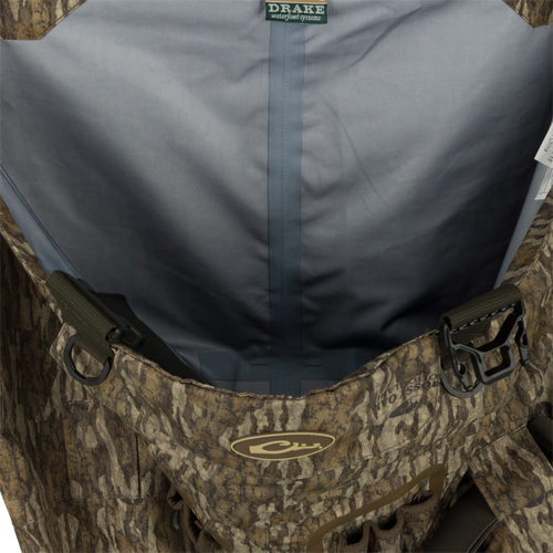 Uninsulated Guardian Elite Vanguard Breathable Wader featuring close-up inside wader.