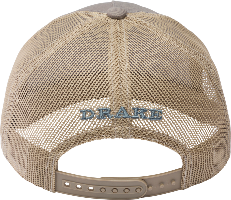 Drake Big Duck Energy Mesh Back Rope Cap featuring structured crown, flat visor with rope, and adjustable snap-back closure for comfort and style.
