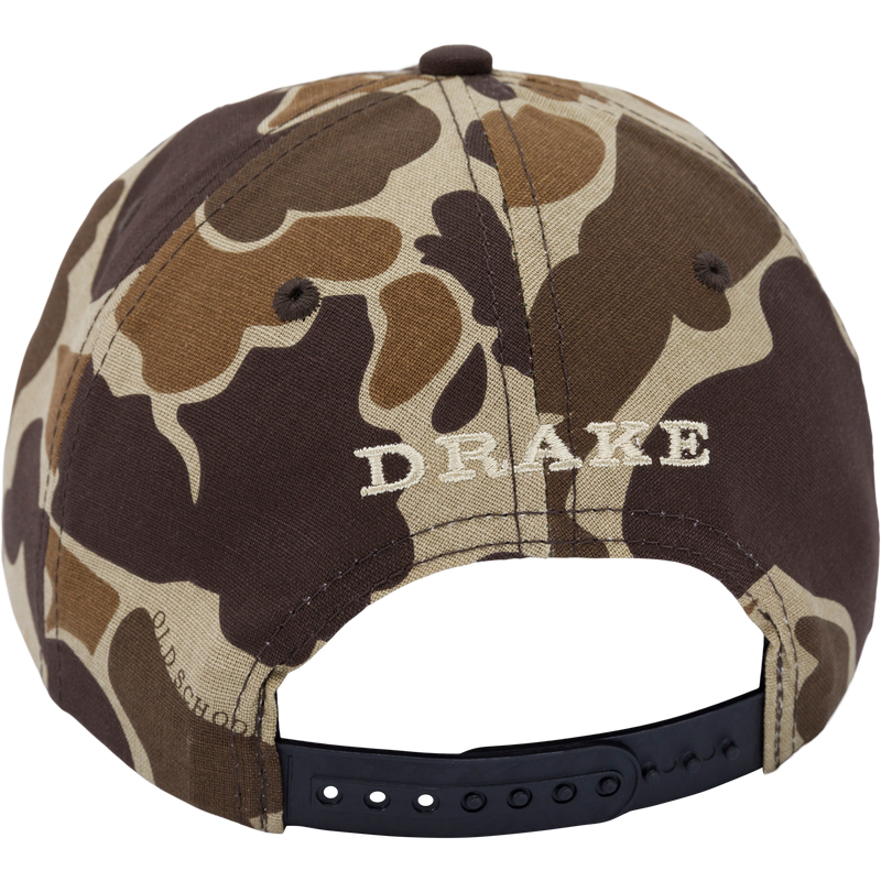 Don’t Give A Duck Rope Cap, featuring high-quality cotton twill with a 5-panel unstructured crown and flat visor with rope trim, ideal for waterfowl enthusiasts.