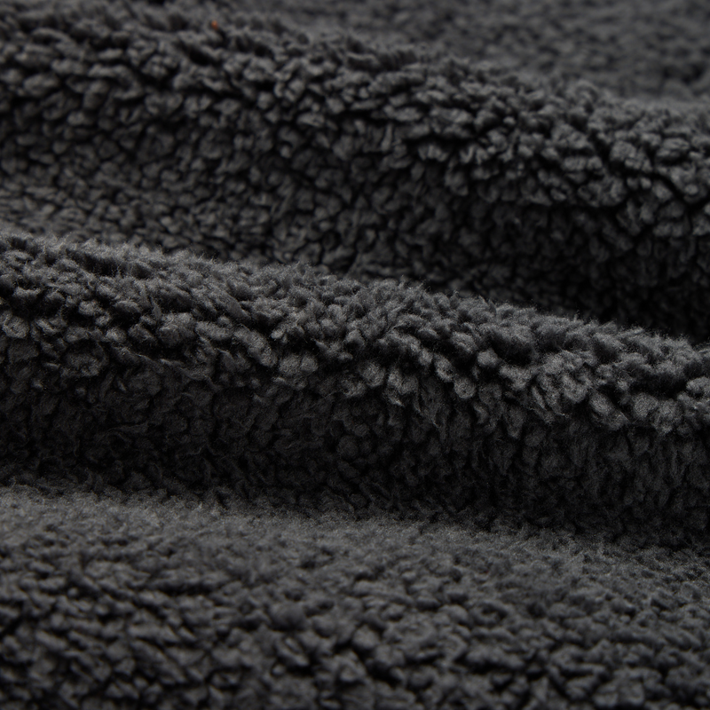 Close-up of the Non-Typical Silencer Hoodie with Agion Active X2, showcasing its soft, high-pile sherpa fleece texture and advanced performance features for hunting.