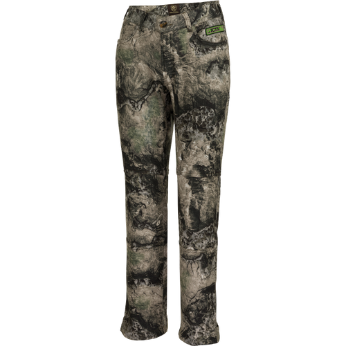 A pair of Women's Endurance Jean Cut Pants with Agion Active XL scent control technology.
