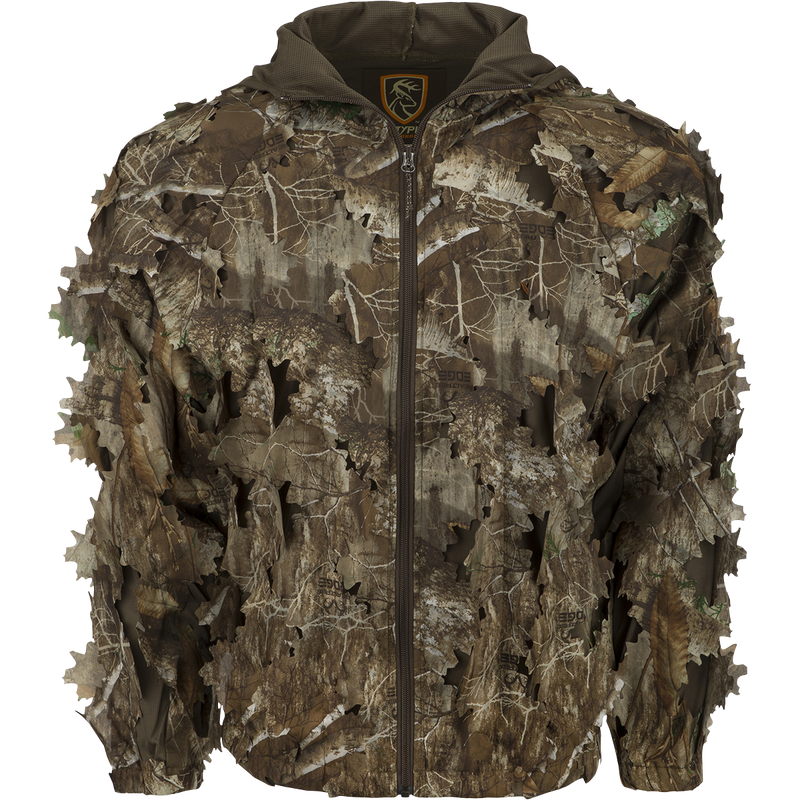 3D Leafy Jacket with Agion Active XL®: A camouflage jacket with a 3D leafy pattern, perfect for deer season. Lightweight and scent-controlled for optimal concealment while hunting.