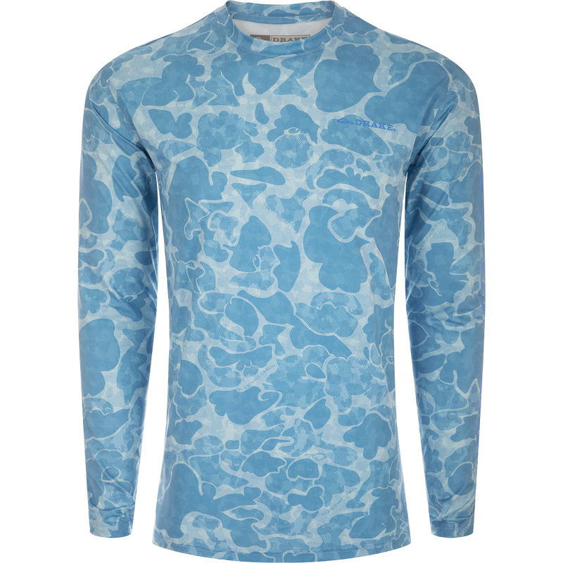 A lightweight, high-performance crew shirt with cooling, UPF 50, moisture-wicking, and quick-drying features. Perfect for outdoor activities like hunting and fishing.