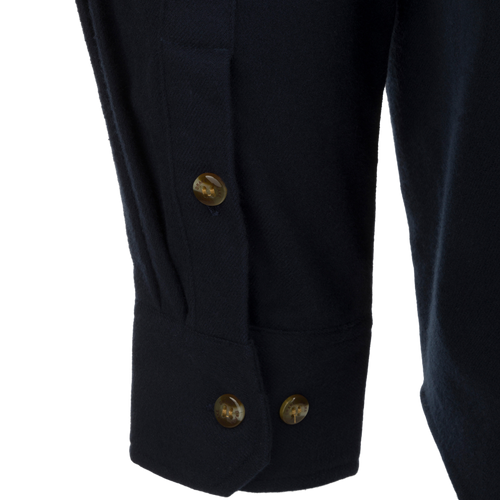 Autumn Brushed Twill Long Sleeve Shirt with button details. Lightweight and breathable for cooler seasons. Classic collar and two pockets for storage.