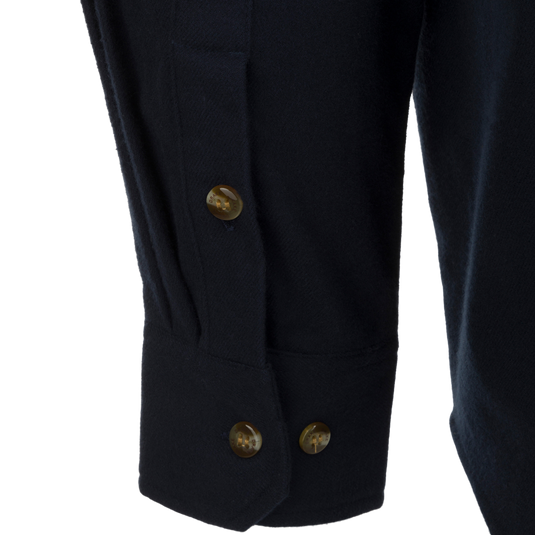 Autumn Brushed Twill Long Sleeve Shirt with button details. Lightweight and breathable for cooler seasons. Classic collar and two pockets for storage.