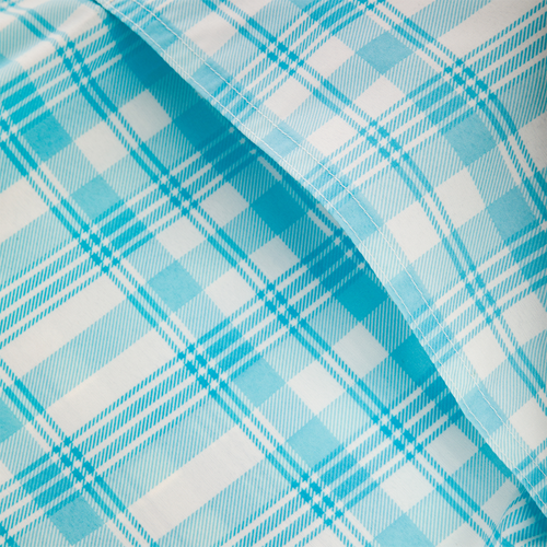 Frat Faded Plaid Button-Down Short Sleeve Shirt with plaid pattern, featuring vented cape back and two chest pockets, ideal for active, outdoor lifestyles.