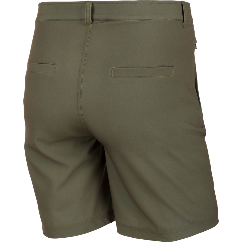 Grayson Creek Short with adjustable waistband and multiple secure pockets, designed for versatility in outdoor adventures, displayed against a plain background.