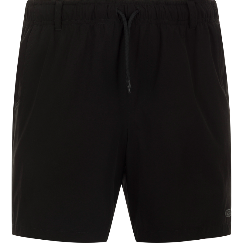 Black Dock Short Swim Trunks
