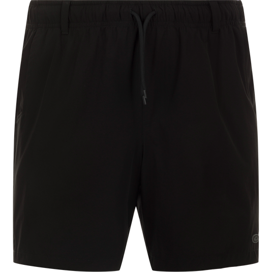 Black Dock Short Swim Trunks