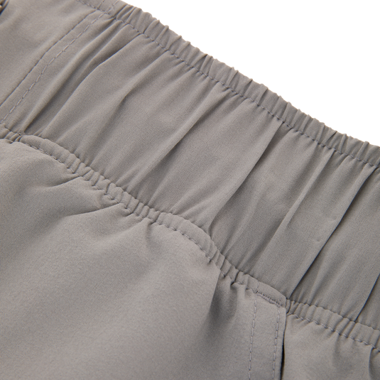 Drake Commando Lined Volley Short 7in showcases durable, quick-dry fabric with built-in liner, elastic waistband, and practical pockets, ideal for versatile outdoor and casual use.