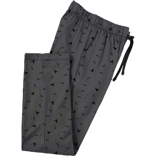 Drake Lounge Pant featuring adjustable drawstring waist and two side pockets, showcasing a duck scene print, ideal for post-hunt relaxation.