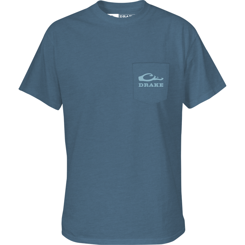 Fans Only T-Shirt featuring the Drake Logo on the front pocket and Drake Fans Only graphic on the back, crafted from a soft cotton-polyester blend.