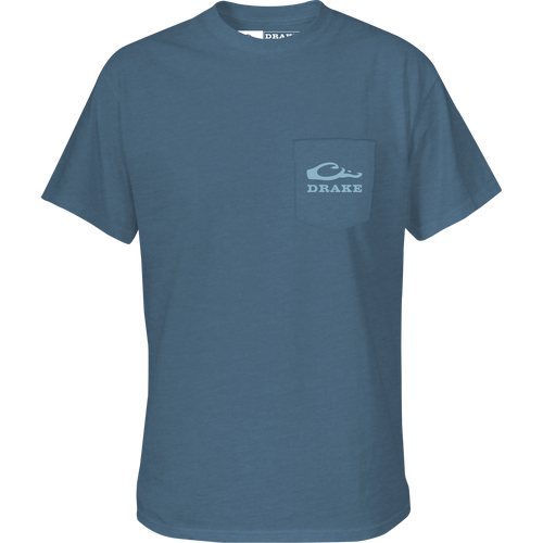 Fans Only T-Shirt featuring the Drake Logo on the front pocket and Drake Fans Only graphic on the back, crafted from a soft cotton-polyester blend.
