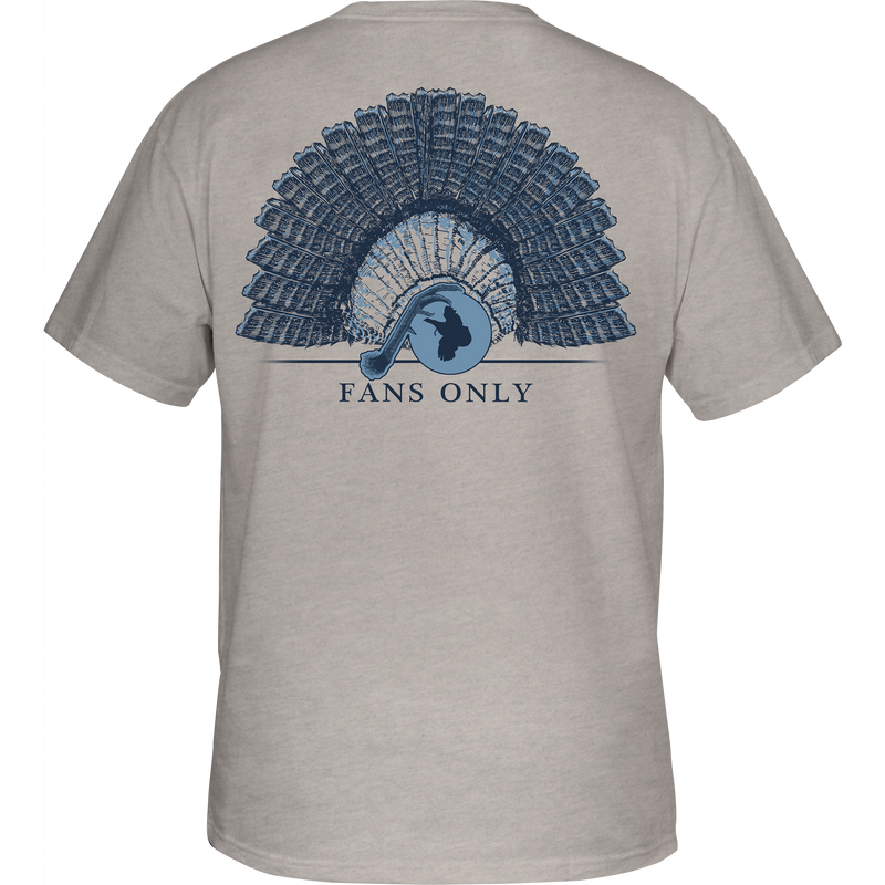 Fans Only T-Shirt featuring Drake Logo on front pocket and Drake Fans Only graphic on back, crafted from soft cotton-polyester blend for comfort.