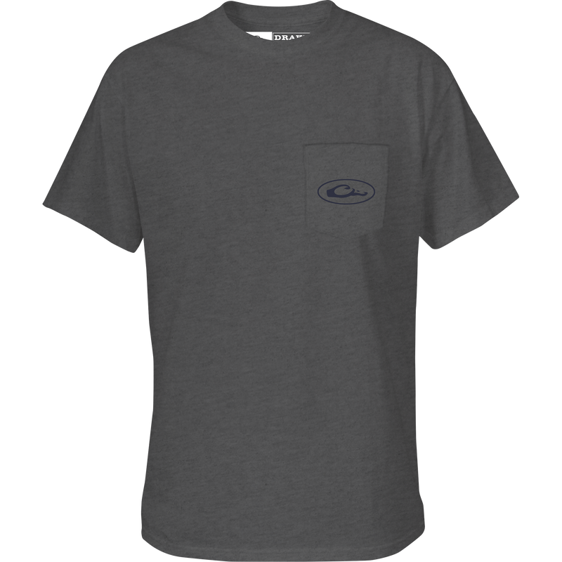 Monster Truck T-Shirt featuring Drake logo on front pocket, part of Trucks of Drake Series, crafted for comfort with a cotton-polyester blend.