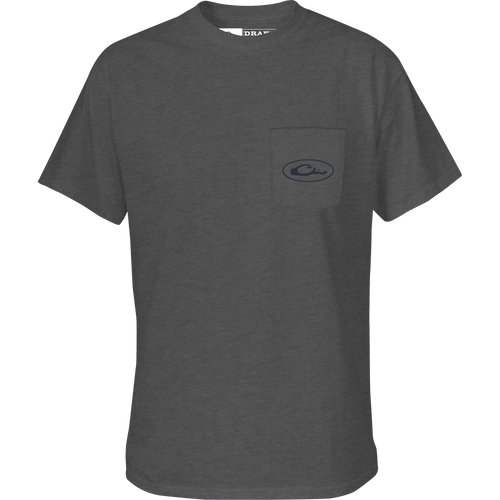 Monster Truck T-Shirt featuring Drake logo on front pocket, part of Trucks of Drake Series, crafted for comfort with a cotton-polyester blend.