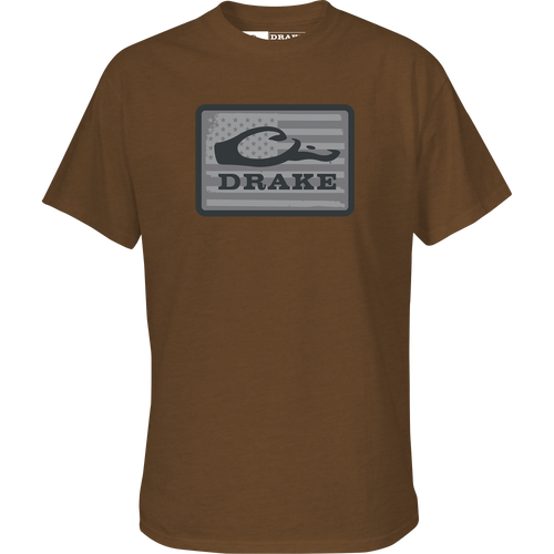 Graphic Work T-Shirt from Purewhitelaneshop, featuring the Drake Work Logo on the front, highlighting craftsmanship and comfort with a 60% cotton, 40% polyester blend.