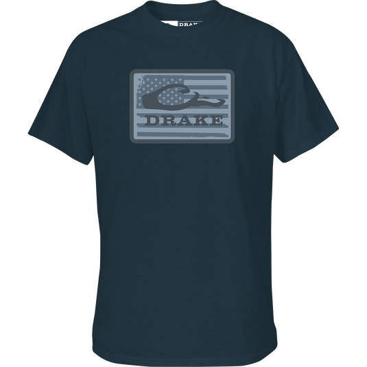 Graphic Work T-Shirt featuring the Drake Work Logo on the front, made from a 60% cotton, 40% polyester blend for comfort, part of the Drake Work Series.