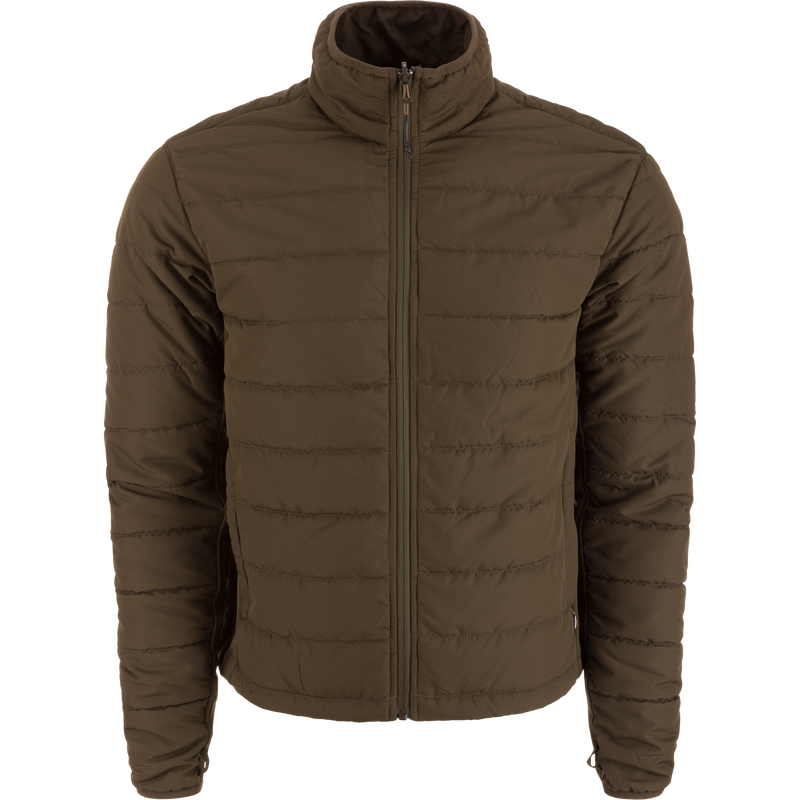 Men's LST CommandXT 3-in-1 PrimaLoft Insulated Jacket, puffer-style with horizontal stitching, full-length zipper, side pockets, and stand-up collar. Ideal for versatile weather protection.