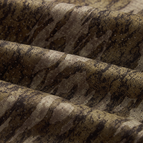 EST Wingshooter Trey Long Sleeve Shirt with vented back, multiple pockets, and UPF 30 protection, ideal for outdoor activities, crafted from lightweight, stretchy materials.