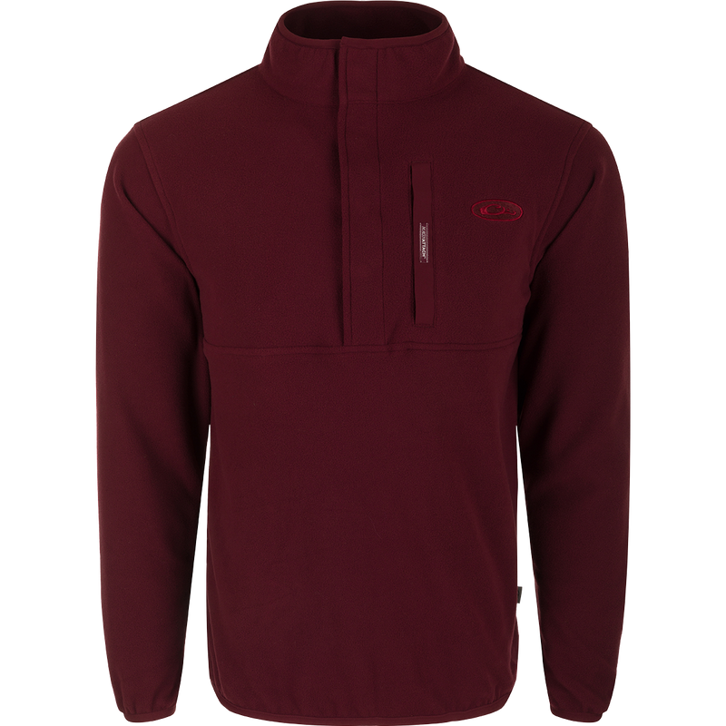 A lightweight, moisture-wicking Camp Fleece Pullover 2.0 with a snap closure and a Magnattach™ chest pocket. Perfect for layering with Drake outerwear.