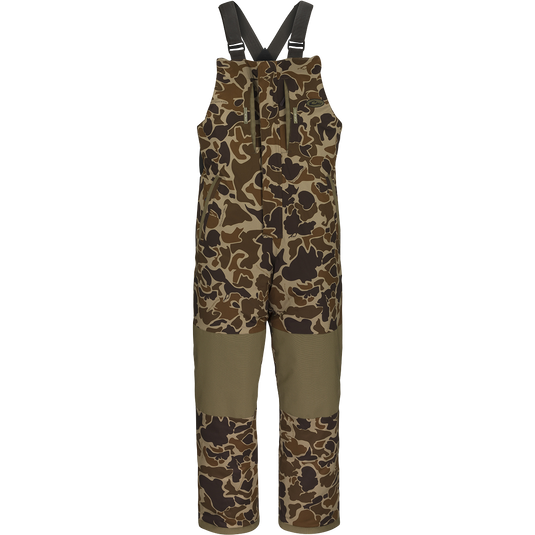 LST Reflex Insulated Bib: Waterproof, windproof, and breathable overalls with adjustable straps, reinforced knees, and seat.