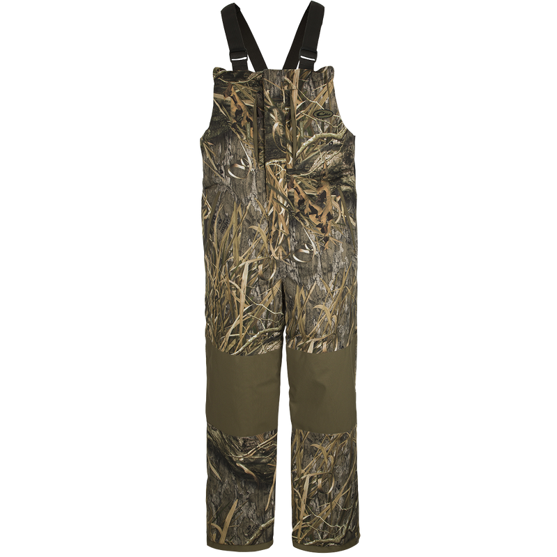 LST Reflex Insulated Bib: Waterproof, windproof overalls with straps. Features adjustable suspenders, reinforced knees, and seat.