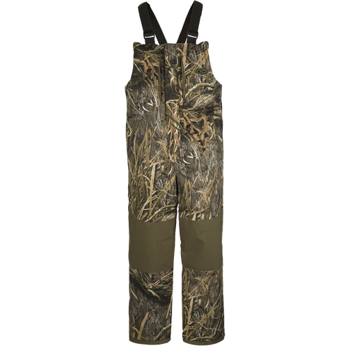 LST Reflex Insulated Bib: Waterproof, windproof overalls with straps. Features adjustable suspenders, reinforced knees, and seat.