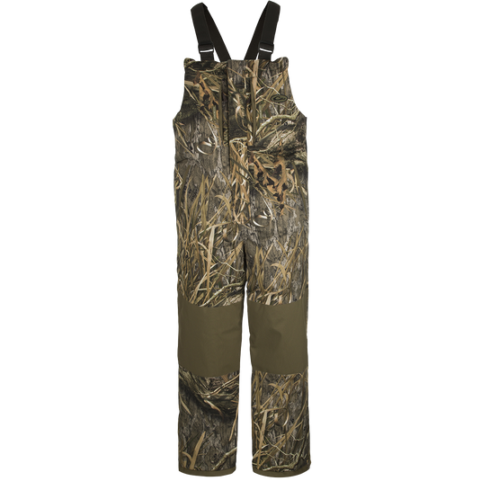 LST Reflex Insulated Bib: Waterproof, windproof overalls with straps. Features adjustable suspenders, reinforced knees, and seat.