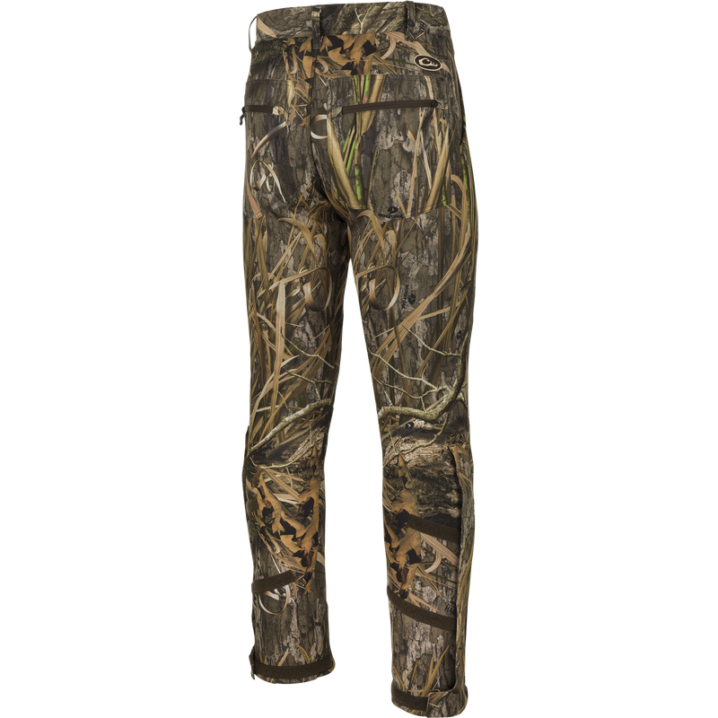 MST Ultimate Wader Pants with adjustable ankle zippers, side-elastic waist, and rear zip pockets, designed for versatility under waders or casual wear.