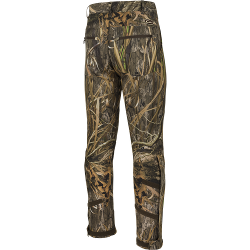 MST Ultimate Wader Pants with adjustable ankle zippers, side-elastic waist, and rear zip pockets, designed for versatility under waders or casual wear.