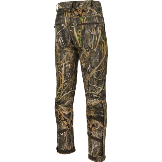 MST Ultimate Wader Pants with adjustable ankle zippers, side-elastic waist, and rear zip pockets, designed for versatility under waders or casual wear.
