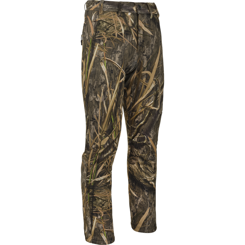 MST Ultimate Wader Pants with adjustable ankle zippers and side-elastic waist, designed for comfort under waders and casual wear, featuring zippered rear pockets.