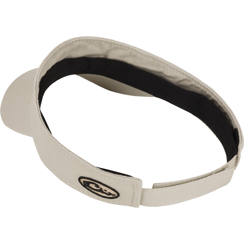 Drake Logo Visor with embroidered Purewhitelaneshop Systems logo on front. Low-profile design with Velcro back closure. One size fits most.