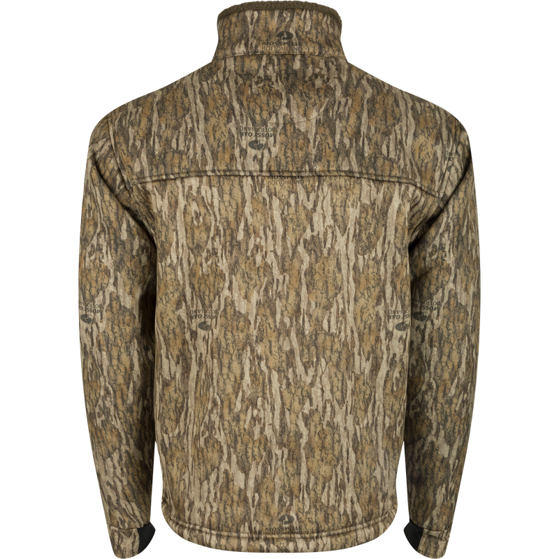 MST Hole Shot Windproof Eqwader 1/4 Zip Jacket: Windproof upper body with Sherpa lining for protection. Breathable lower body for comfort. Handwarmer pockets, adjustable waist, and cord locks for easy adjustment.