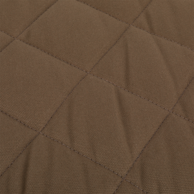 Team Gun Dog Landing Zone Quilted Canvas Dog Bed with padded, quilted surface, showcasing durable, water-resistant fabric ideal for outdoor-loving pets.