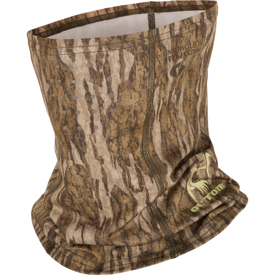Performance Stretch-Fit Half Mask close-up, showcasing its breathable, perforated design and stretch-fit material, ideal for comfort and flexibility during hunting or outdoor activities.