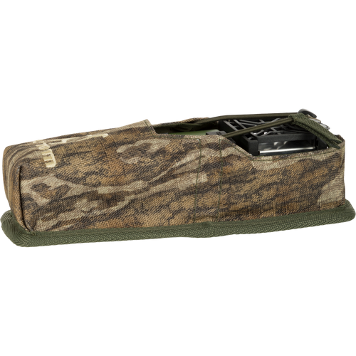 Easy Rider Thermacell Holder with Molle Attachment, featuring Ripstop material, elastic loop, and Hypalon pull tab for secure attachment to hunting gear.