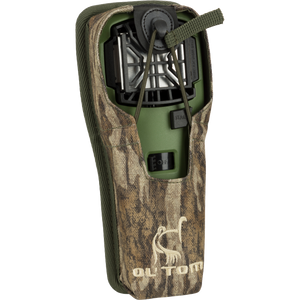 Easy Rider Thermacell Holder with Molle Attachment, featuring durable Ripstop material, elastic loop, and secure strap, ideal for outdoor gear attachment.