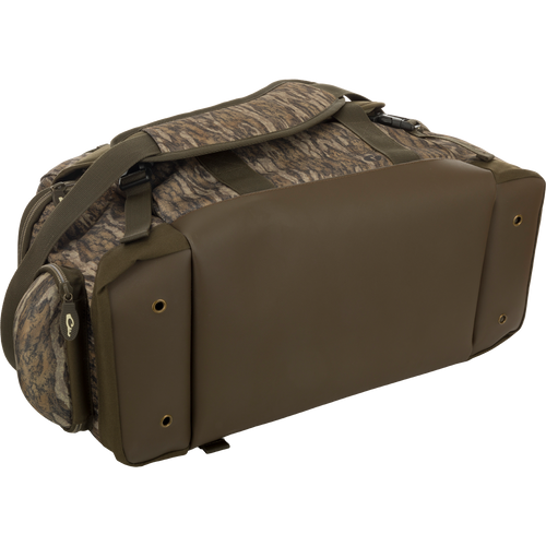 Extra Large Blind Bag with camouflage pattern, 20 pockets, and waterproof compartments for organized gear storage.