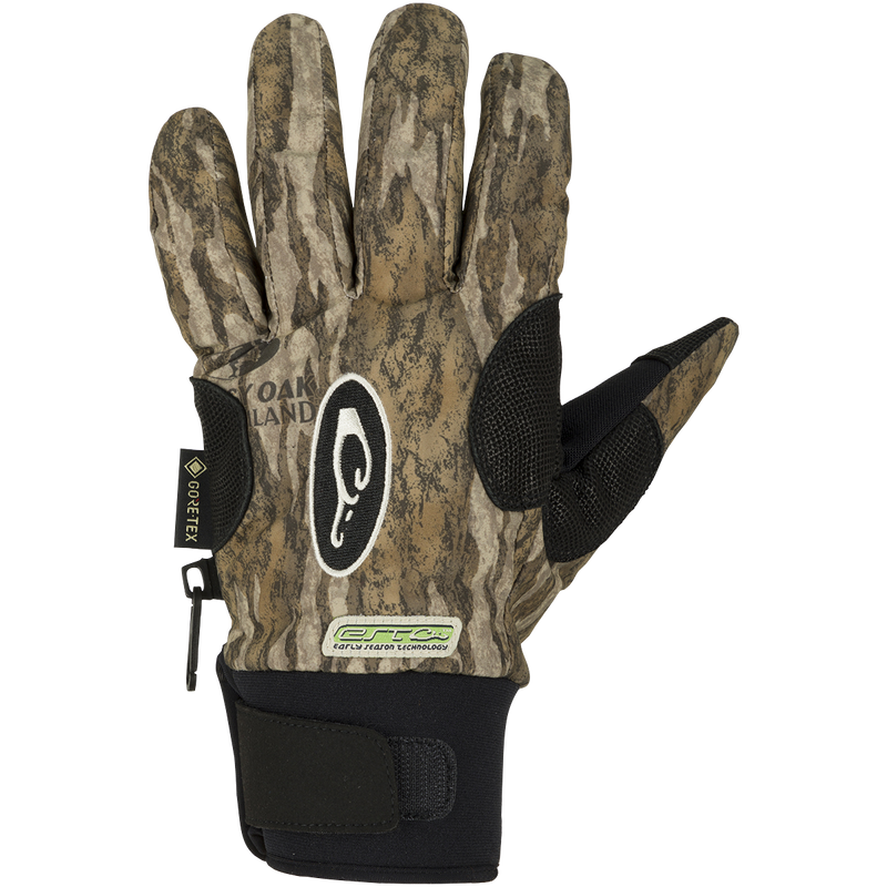 EST Refuge HS GORE-TEX Gloves: Waterproof handwear with a digitized goat skin leather palm for effective waterfowl hunting.