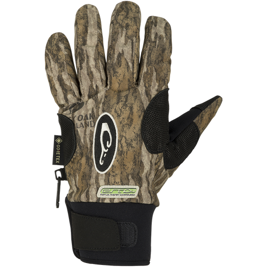 EST Refuge HS GORE-TEX Gloves: Waterproof handwear with a digitized goat skin leather palm for effective waterfowl hunting.