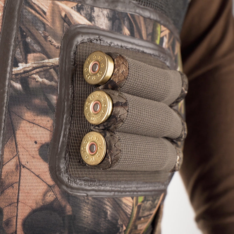 A close-up of the Buckshot Eqwader 1600 Neoprene Wader 3.0.