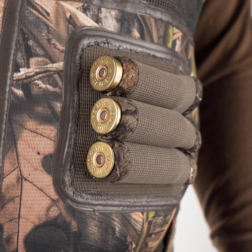 A close-up of the Buckshot Eqwader 1600 Neoprene Wader 3.0.