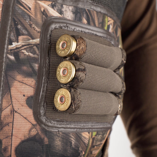 A close-up of the Buckshot Eqwader 1600 Neoprene Wader 3.0.